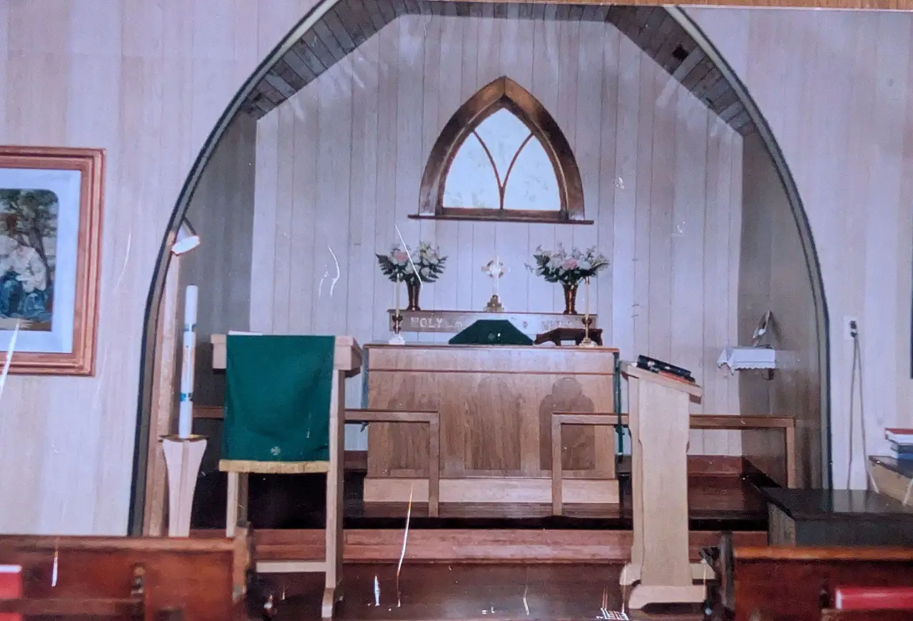 St. John's Church altar, August 1982